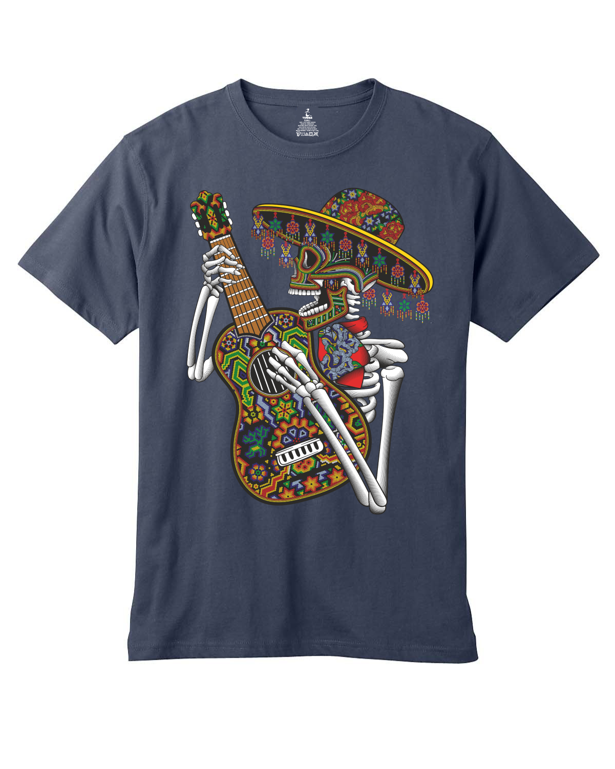 Guitar Skeleton Graphic T-Shirt