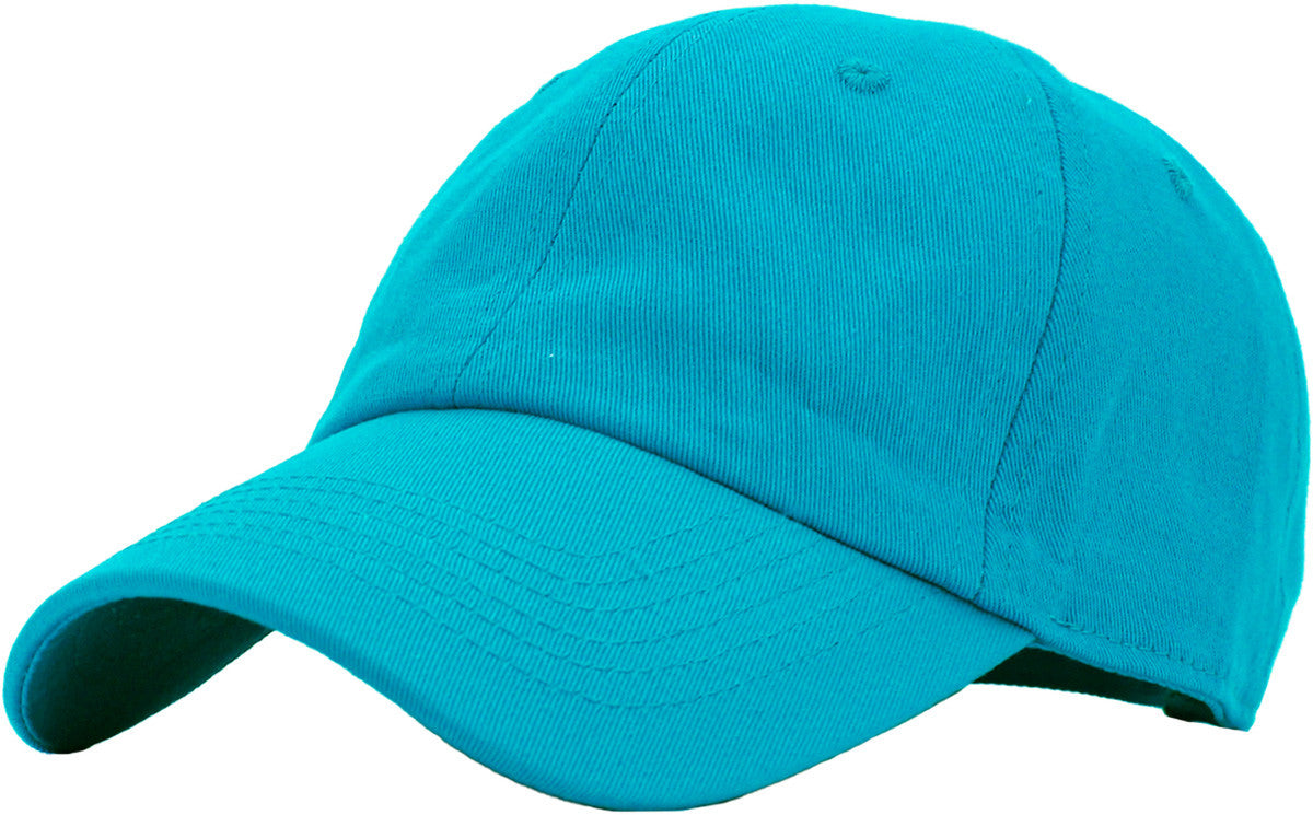 PLAIN BLANK CLASSIC LOW PROFILE COTTON BASEBALL CAP
