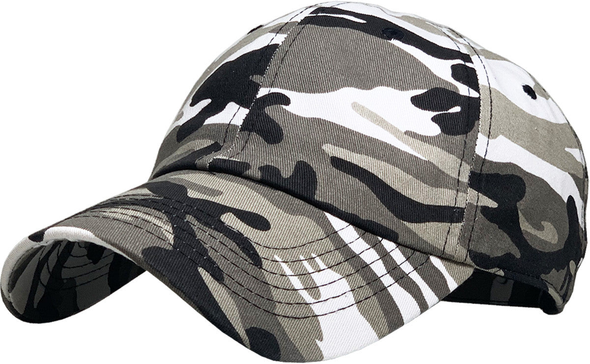 PLAIN BLANK CLASSIC LOW PROFILE COTTON BASEBALL CAP