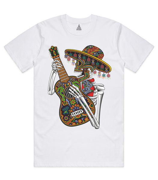 Guitar Skeleton Graphic T-Shirt