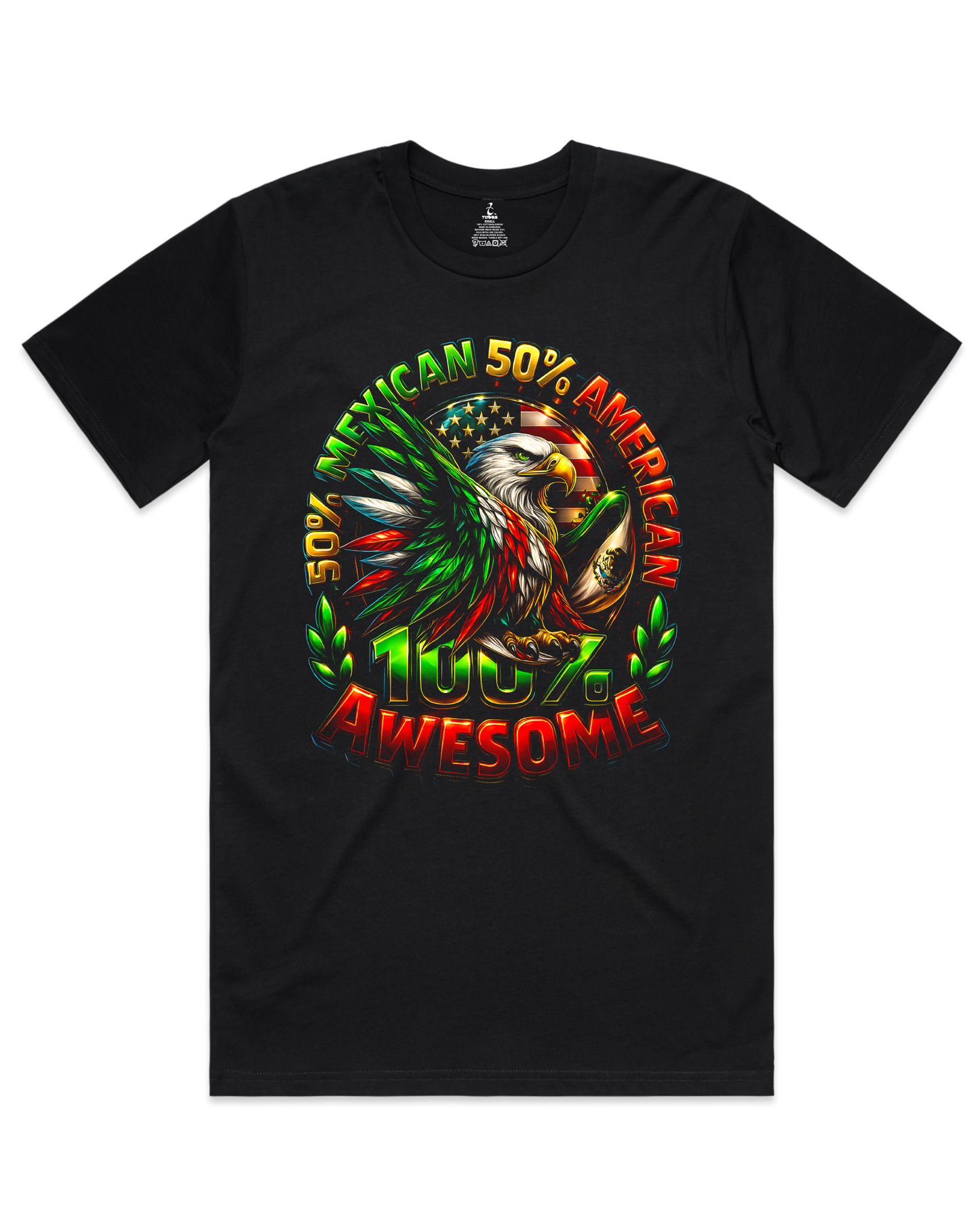 50-50 Mexican American - T shirt